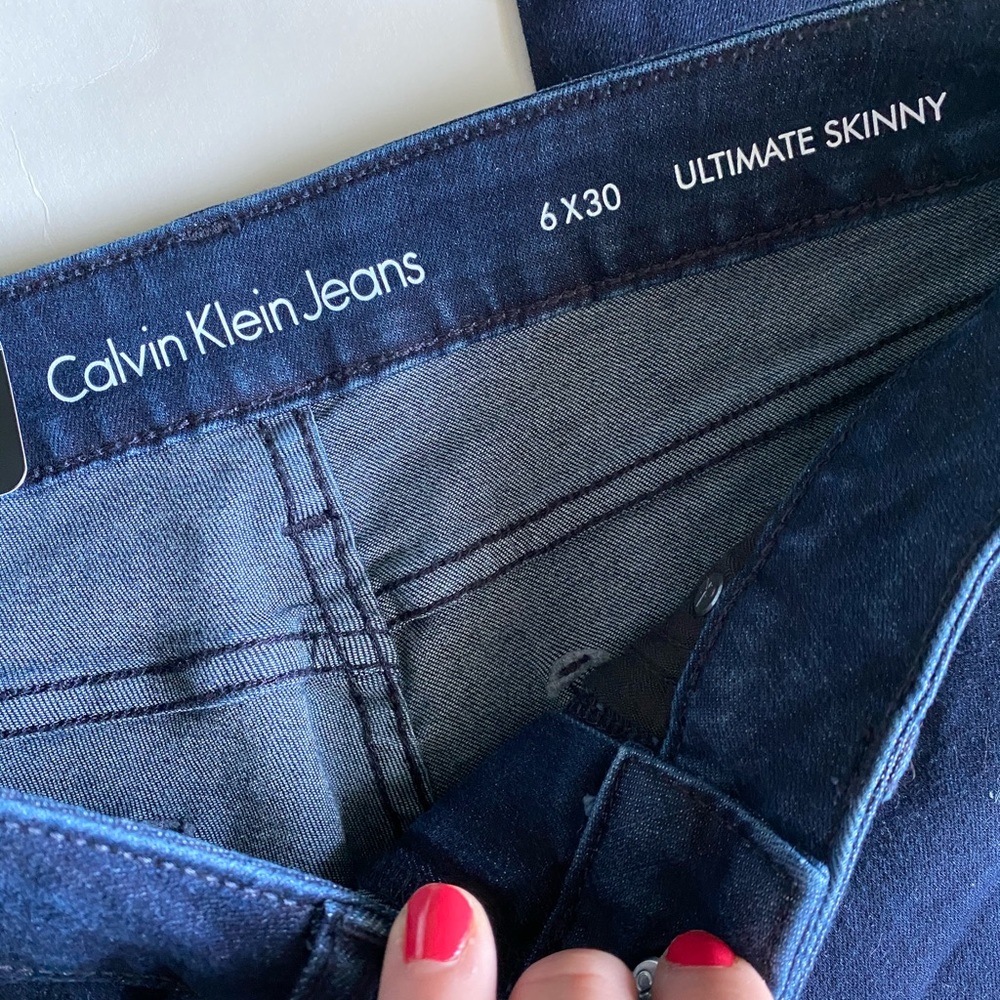 • NWT CALVIN KLEIN ultimate skinny jeans • - Picture 3 of 7